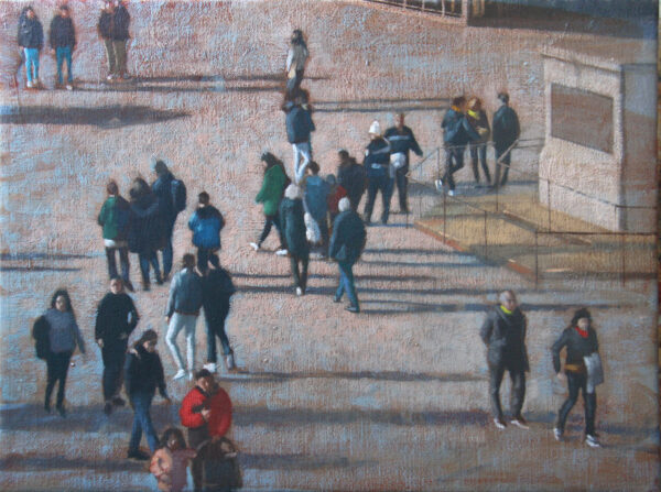 In the piazza