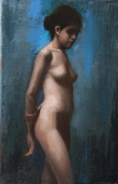 Standing nude, the dancer