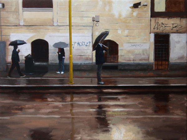The bus stop