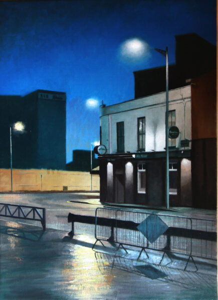 Idle Hour, at night