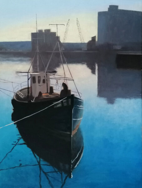 Trawler, docked