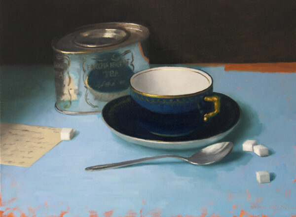 The cobalt blue cup