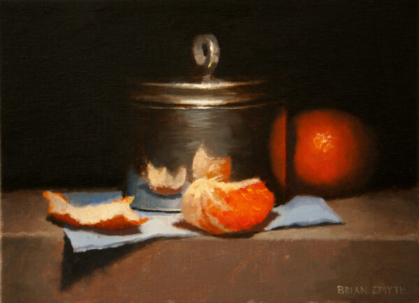 Clementine and silver cup