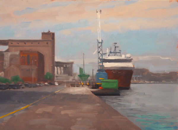 Morning on the docks