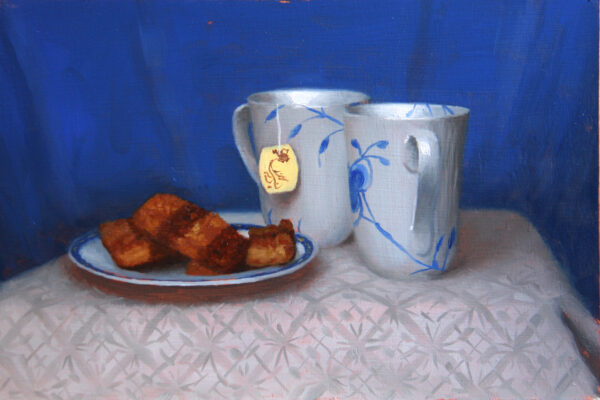 Tea and biscuits for two
