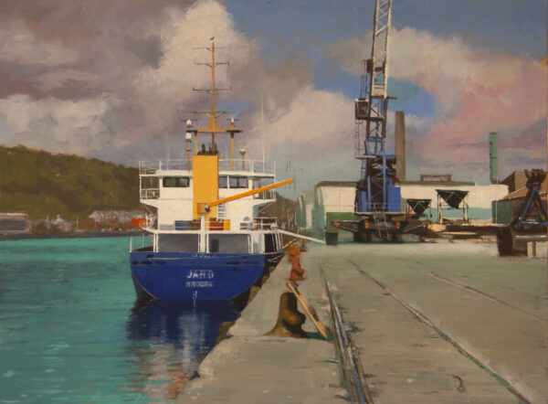 Moored at the pier
